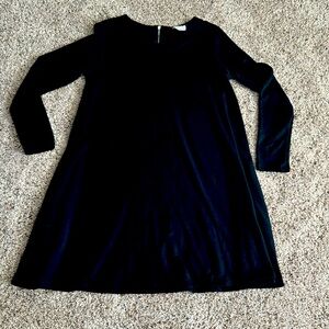 Black Dress with back Zipper Detail